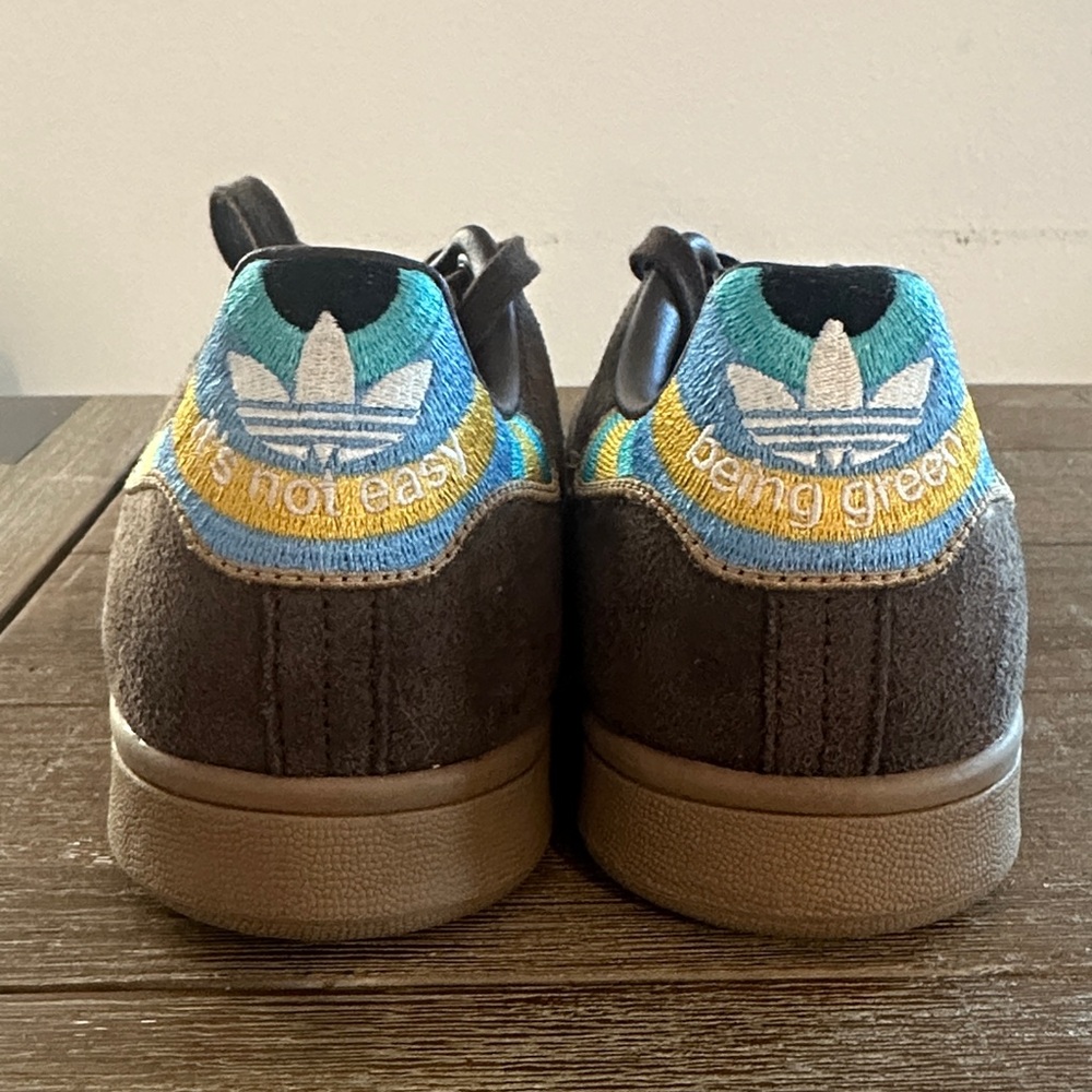 Rare Adidas Primegreen Sneakers Stan Smith Jungle Book it’s not easy being green